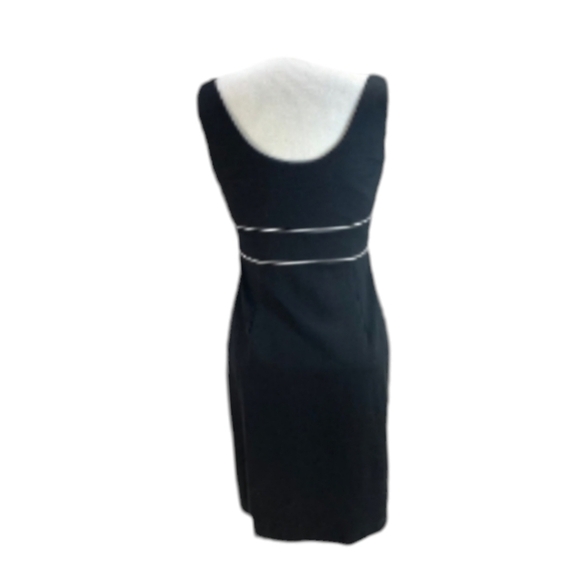 Cynthia Steffe black knit Office Siren Career sleeveless  mini dress sz 4 - Picture 3 of 11